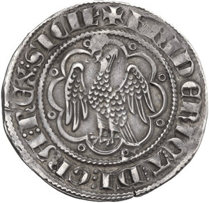 reverse: Messina.  Federico III d Aragona (1296-1337). Pierreale