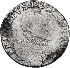 obverse: Milano.  Filippo II (1556-1598). Scudo s.d