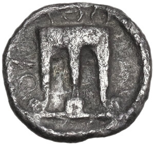 obverse: Bruttium, Kroton. AR Triobol, c. 430-420 BC