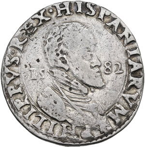 obverse: Milano.  Filippo II (1556-1598). Scudo 1582