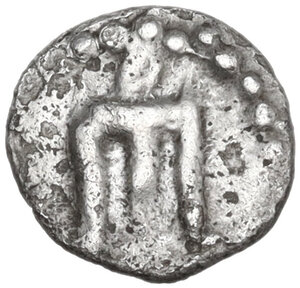 obverse: Bruttium, Kroton. AR Obol, c. 525-425 BC