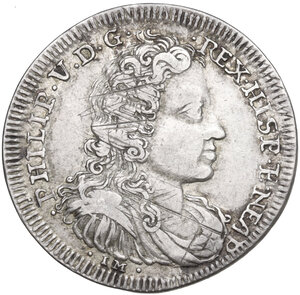 obverse: Napoli.  Filippo V di Spagna (1700-1707).. Tarì 1701 sigle AG/A