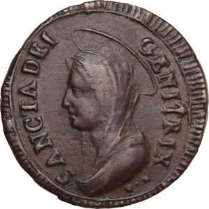 reverse: Pergola.  Pio VI (1775-1799), Giovanni Angelo Braschi. Madonnina da 5 baiocchi 1797 A. XXIII