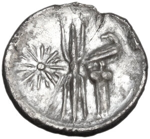 reverse: Bruttium, Kroton. AR Triobol, c. 400-350 BC