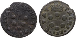 obverse: Pisa.  Cosimo III de  Medici (1670-1723). Lotto di due monete da un soldo o tre quattrini 1780 e 1781