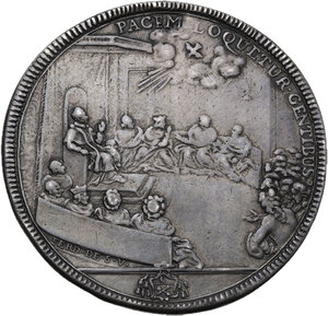 reverse: Roma.  Innocenzo XII (1691-1700), Antonio Pignatelli.. Piastra A. VI