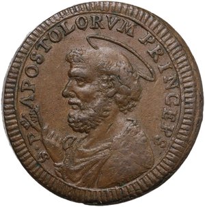 obverse: Roma.  Pio VI (1775-1799), Giovanni Angelo Braschi. Sampietrino da due baiocchi e mezzo 1796