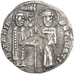 obverse: Venezia.  Iacopo Contarini (1275-1280). Grosso matapan, probabile imitazione d epoca