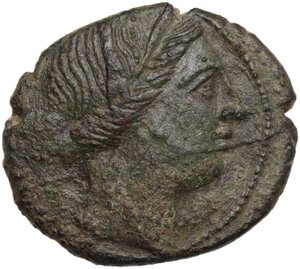 obverse: Bruttium, Rhegion. AE 24 mm, c. 260-218 BC