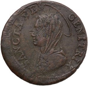 obverse: Viterbo.  Pio VI (1775-1799), Giovanni Angelo Braschi. Madonnina da 5 baiocchi 1797