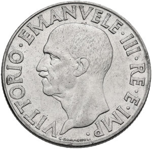 obverse: Vittorio Emanuele III (1900-1943). Lira 1940 A. XVIIII errore di conio