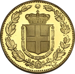 reverse: Vittorio Emanuele III (1900-1943). Medaglia PROVA, XX sec