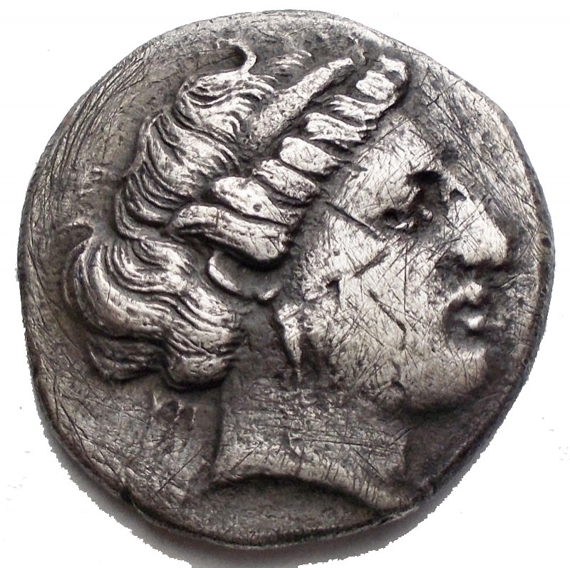 obverse: Mondo Greco - Lucania. Metaponto. 4 Sec aC. Nomos Ar. gr 7,2. d/ Demetra a ds r/ Spiga. BB

