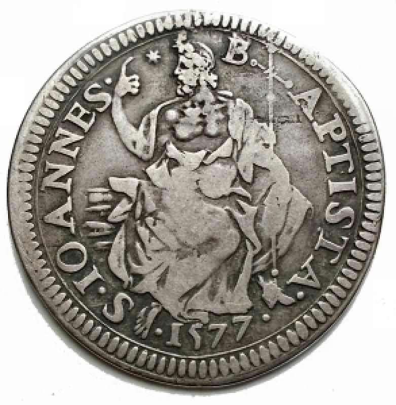 reverse: Zecche Italiane - Firenze.Francesco I De Medici (1574-1587).Testone 1577.MIR 185. Gal. XII, 1/8.CNI XXII, 4.AG.g. 8,66.RR