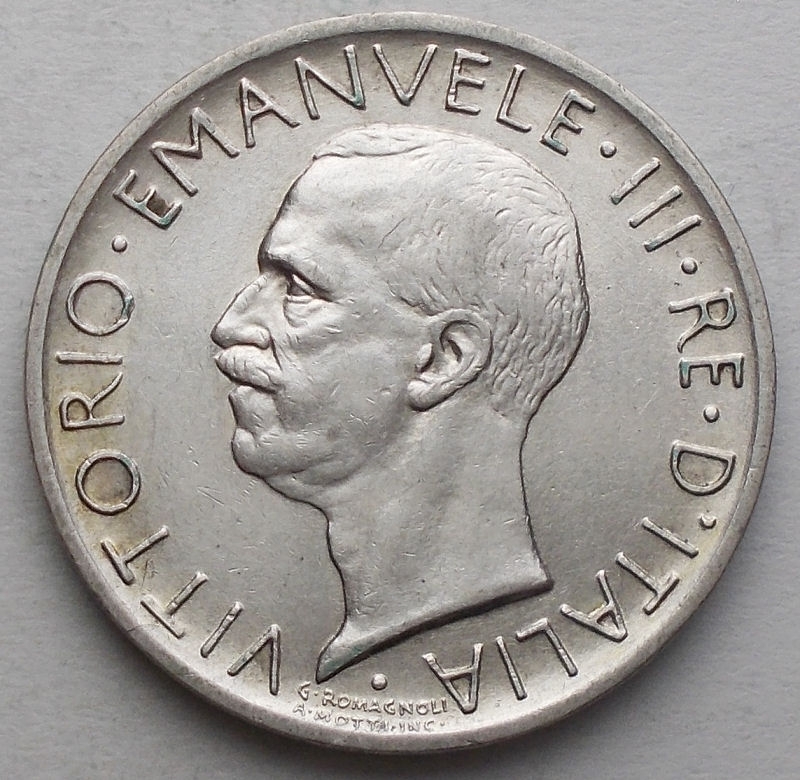 Casa Savoia - Regno di Italia.Regno di Italia.Vittorio Emanuele III (1900-1943).5 lire 1929**. qSpl/qFDC