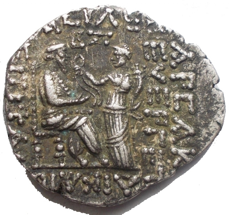 reverse: Mondo Greco - Re della Parthia. Seleucia. Gotarzes II (40-51). Tetradramma BI g 14,7. mm 28,5 x 26,1.qSPL. Intonsa con bella patina