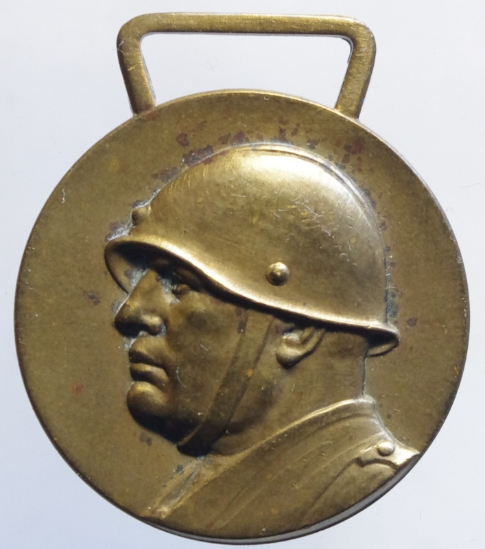 obverse: Medaglie Fasciste.Parma.Volontari della campagna di Spagna anno XVII ae.RRR.gs