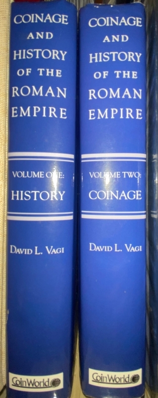 reverse: Libri di Numismatica.D.L.Vagi.Coinage and historyof the roman empire.2 Volumi.1999 USA.Perfette condizioni.