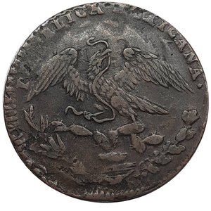 obverse: MESSICO , 1/4 real 1836