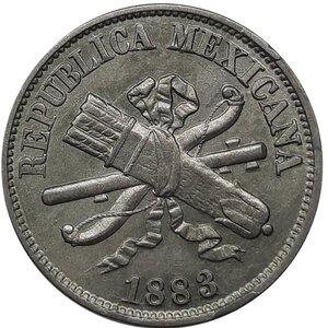 obverse: MESSICO ,2 centavos 1883 FDC