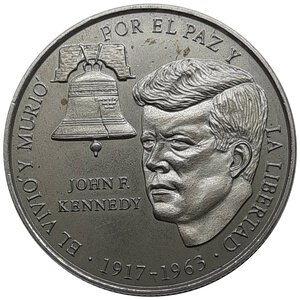 reverse: PANAMA , 1 Balboa J.F.Kennedy (unusual coin) 1988 RARA