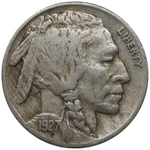 reverse: U.S.A. ,5 Cents 1927 Bisonte 