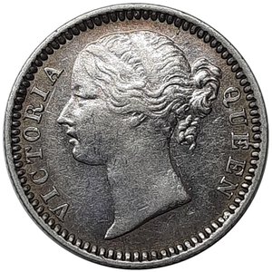 reverse: EAST INDIA COMPANY, Victoria queen ,1/4 rupee argento 1840