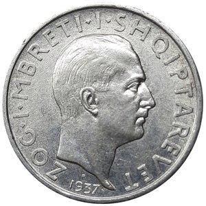 reverse: ALBANIA, Zog ,  frang argento  1937