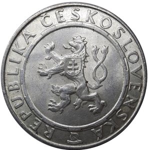 reverse: CECOSLOVACCHIA, 100 korun argento 1955 