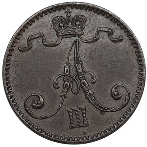 reverse: FINLANDIA,Alessandro III 1 Penni 1894