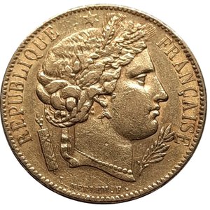 FRANCIA  ,20 francs oro 1850 Zecca A