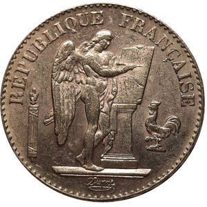 reverse: FRANCIA  ,20 francs oro 1897 zecca A