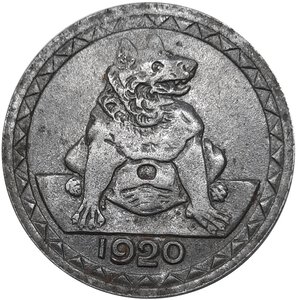 reverse: GERMANIA, Aachen ,25 pfennig 1920