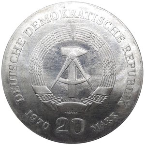 obverse: GERMANIA,DDR , 20 Mark argento 1970  Engels 