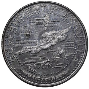 obverse: ANGUILLA , 1 Dollar argento 1969 RARA, Confezione originale