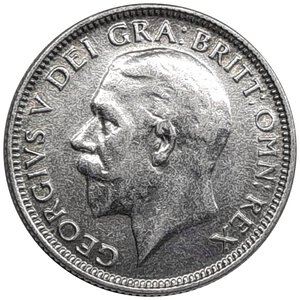 reverse: GRAN BRETAGNA, George V, shilling argento  1928
