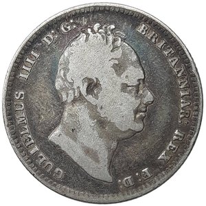 obverse: GRAN BRETAGNA, George IV, shilling argento  1834