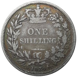 reverse: GRAN BRETAGNA, George IV, shilling argento  1834