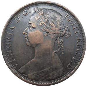 reverse: GRAN BRETAGNA, Victoria queen, Penny 1890