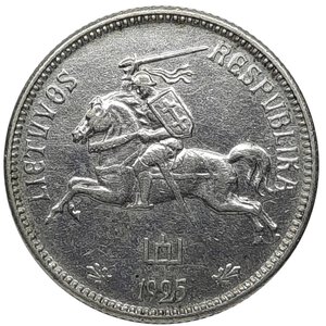 reverse: LITUANIA , 2 dulitu argento 1925