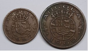 reverse: ANGOLA ,Lotto di 2 monete