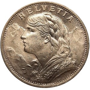 reverse: SVIZZERA , 20 Francs oro (marengo) 1926 RARA, 50.000 Pezzi coniati  QFdc