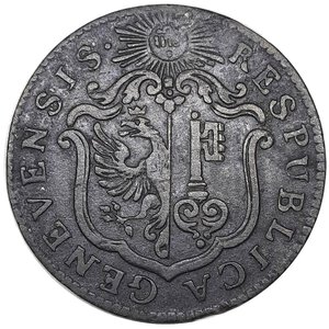 reverse: SVIZZERA CANTONALI, Ginevra ,6 soldi 1776 