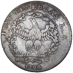 reverse: SVIZZERA CANTONALI, Ginevra , 15 sols  1794