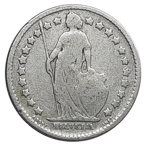 reverse: SVIZZERA ,1/2 Franc argento 1904  RARA