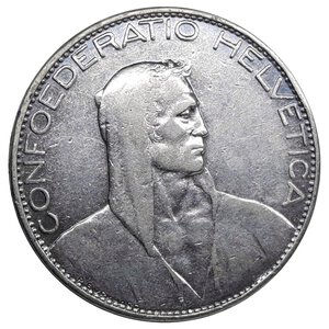 reverse: SVIZZERA  ,5 francs argento 1925