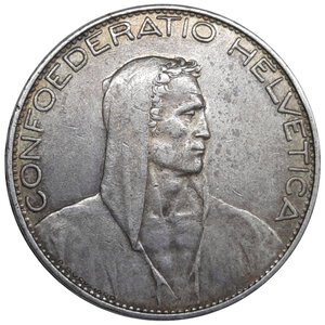 reverse: SVIZZERA  ,5 francs argento 1926