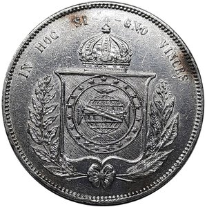 reverse: BRASILE, 2000 reis argento 1856