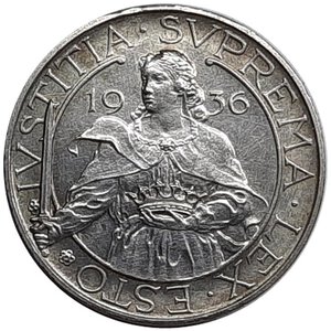 reverse: San Marino , 10 Lire argento 1936 PROVA