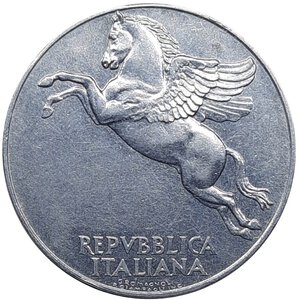 reverse: Repubblica Italiana , 10 Lire 1948 bb-spl RARA